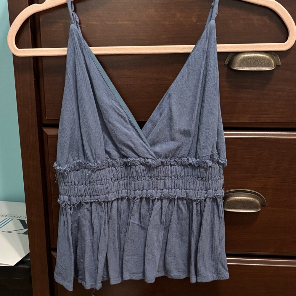 Ocean Drive Blue Sleeveless Top